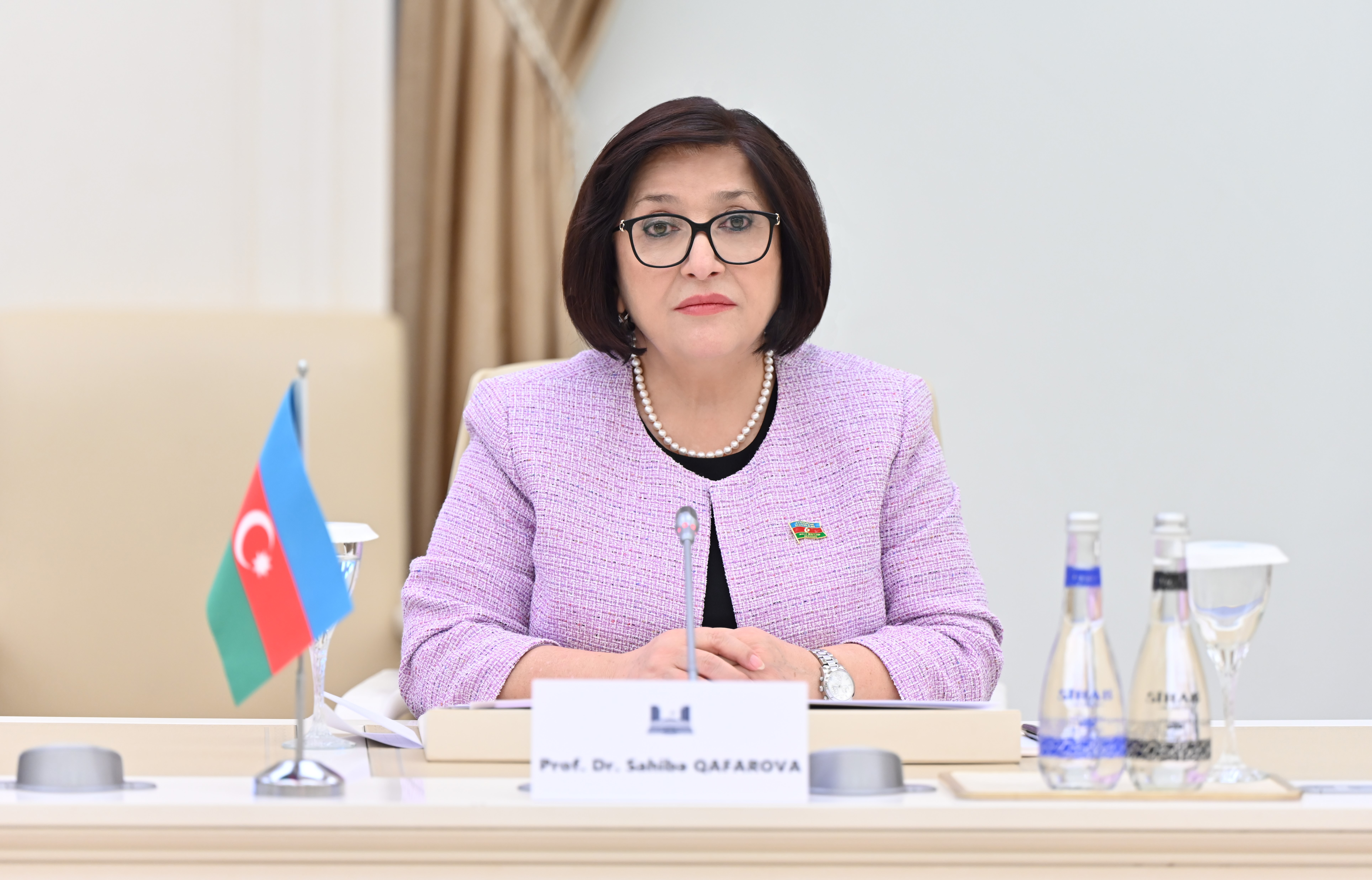 Председатель Милли Меджлиса Сагиба Гафарова встретилась с министром по делам семьи и социальным услугам Турецкой Республики